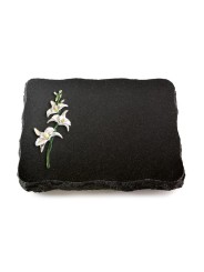 Grabplatte Indisch Black Pure Orchidee (Color)