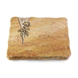 Grabplatte Kashmir/Delta Rose 2 (Bronze)