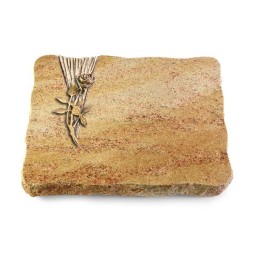 Grabplatte Kashmir/Delta Rose 6 (Bronze)