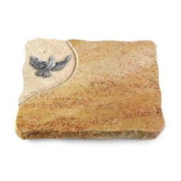 Grabplatte Kashmir/Folio Taube (Alu)