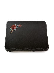 Grabplatte Indisch Black Pure Rose 1 (Color)