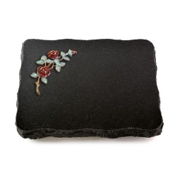 Grabplatte Indisch Black Pure Rose 3 (Color)