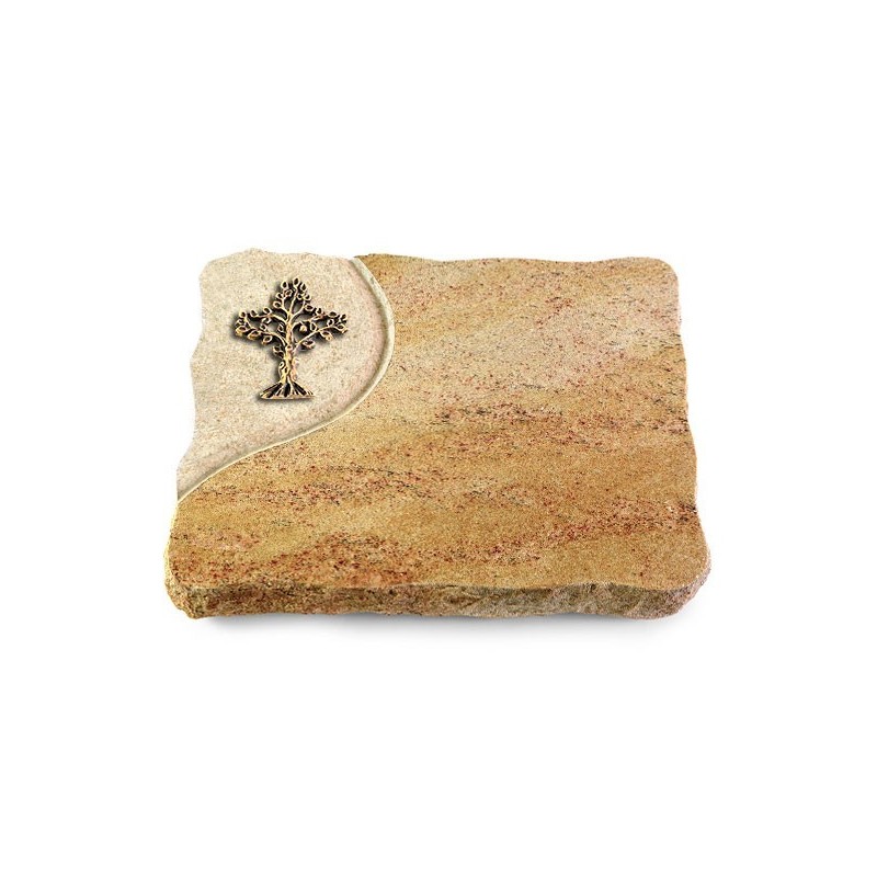 Grabplatte Kashmir/Folio Baum 2 (Bronze)