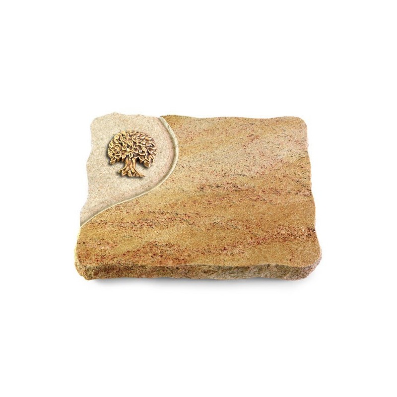 Grabplatte Kashmir/Folio Baum 3 (Bronze)