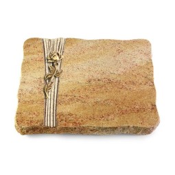 Grabplatte Kashmir/Strikt Rose 7 (Bronze)