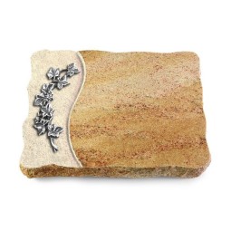 Grabplatte Kashmir/Wave Efeu (Alu)