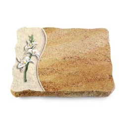 Grabplatte Kashmir/Wave Orchidee (Color)