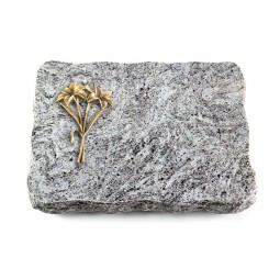 Grabplatte Marina Blue/Pure Lilie (Bronze)