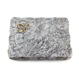 Grabplatte Marina Blue/Pure Papillon (Bronze)