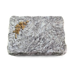 Grabplatte Marina Blue/Pure Rose 5 (Bronze)