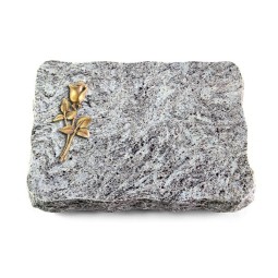 Grabplatte Marina Blue/Pure Rose 8 (Bronze)