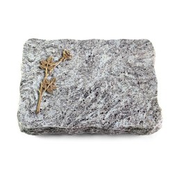 Grabplatte Marina Blue/Pure Rose 9 (Bronze)