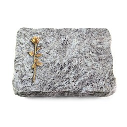 Grabplatte Marina Blue/Pure Rose 12 (Bronze)