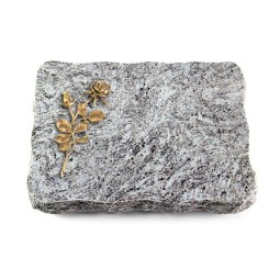 Grabplatte Marina Blue/Pure Rose 13 (Bronze)