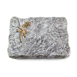 Grabplatte Marina Blue/Delta Rose 6 (Bronze)