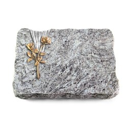 Grabplatte Marina Blue/Delta Rose 10 (Bronze)