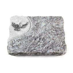 Grabplatte Marina Blue/Folio Taube (Alu)