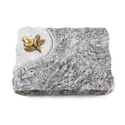 Grabplatte Marina Blue/Folio Rose 3 (Bronze)