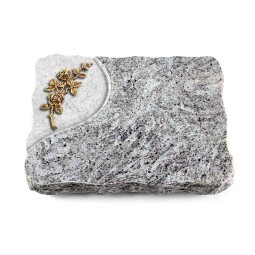 Grabplatte Marina Blue/Folio Rose 5 (Bronze)