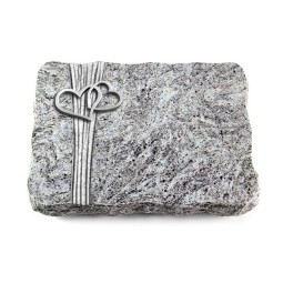 Grabplatte Marina Blue/Strikt Herzen (Alu)