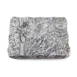 Grabplatte Marina Blue/Strikt Rose 6 (Alu)