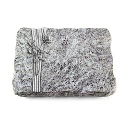 Grabplatte Marina Blue/Strikt Rose 10 (Alu)