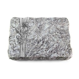 Grabplatte Marina Blue/Strikt Rose 13 (Alu)