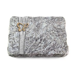 Grabplatte Marina Blue/Strikt Papillon (Bronze)