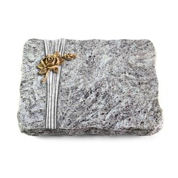 Grabplatte Marina Blue/Strikt Rose 1 (Bronze)