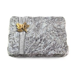 Grabplatte Marina Blue/Strikt Rose 3 (Bronze)