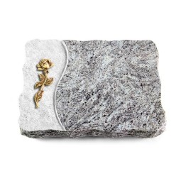 Grabplatte Marina Blue/Wave Rose 7 (Bronze)