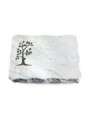 Grabplatte Omega Marmor/Pure Baum 1