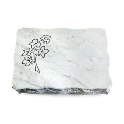 Grabplatte Omega Marmor/Pure Zweig 2