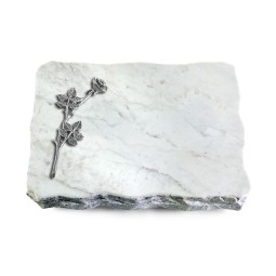 Grabplatte Omega Marmor/Pure Rose 9 (Alu)