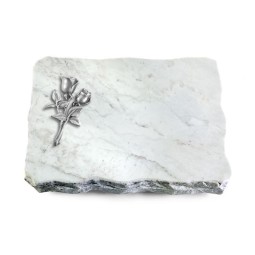 Grabplatte Omega Marmor/Pure Rose 11 (Alu)