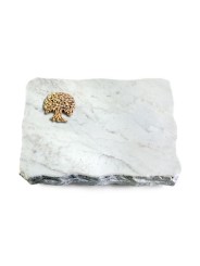 Grabplatte Omega Marmor/Pure Baum 3 (Bronze)