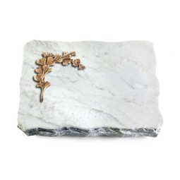 Grabplatte Omega Marmor/Pure Gingozweig 2 (Bronze)