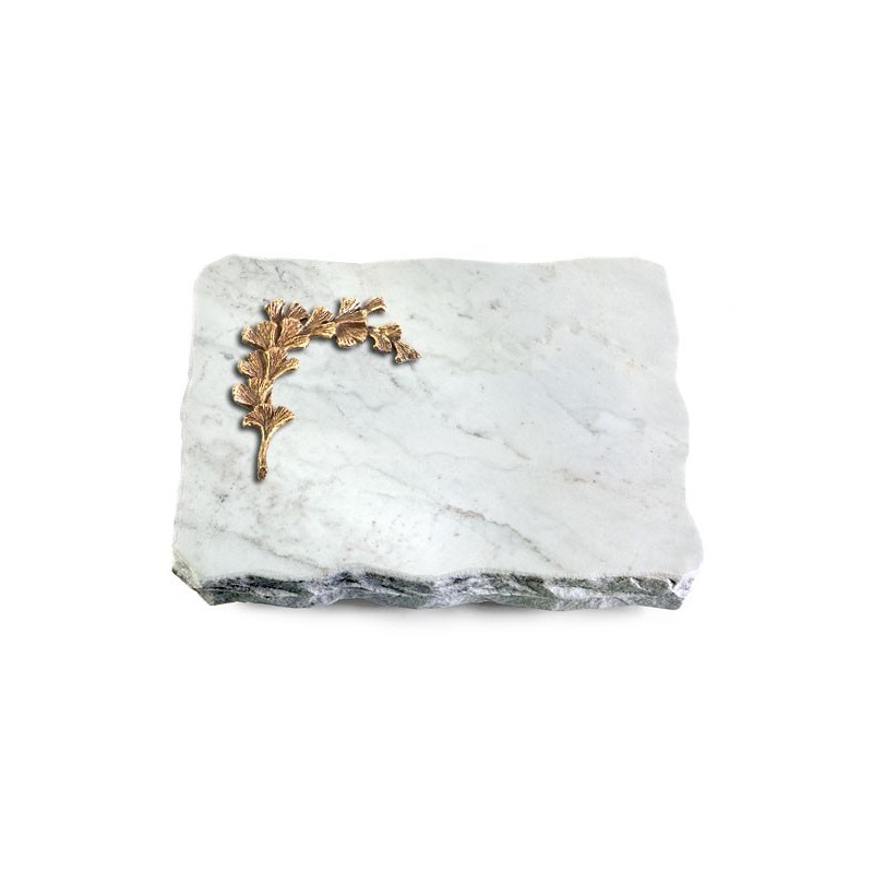 Grabplatte Omega Marmor/Pure Gingozweig 2 (Bronze)