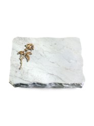 Grabplatte Omega Marmor/Pure Rose 2 (Bronze)