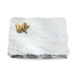 Grabplatte Omega Marmor/Pure Rose 3 (Bronze)