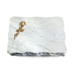 Grabplatte Omega Marmor/Pure Rose 7 (Bronze)