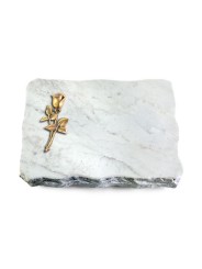 Grabplatte Omega Marmor/Pure Rose 8 (Bronze)