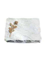 Grabplatte Omega Marmor/Pure Rose 13 (Bronze)