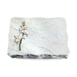 Grabplatte Omega Marmor/Pure Orchidee (Color)