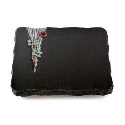 Grabplatte Indisch Black Delta Rose 4 (Color)