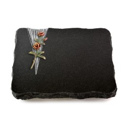 Grabplatte Indisch Black Delta Rose 6 (Color)