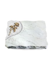 Grabplatte Omega Marmor/Folio Rose 2 (Bronze)
