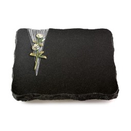 Grabplatte Indisch Black Delta Rose 8 (Color)