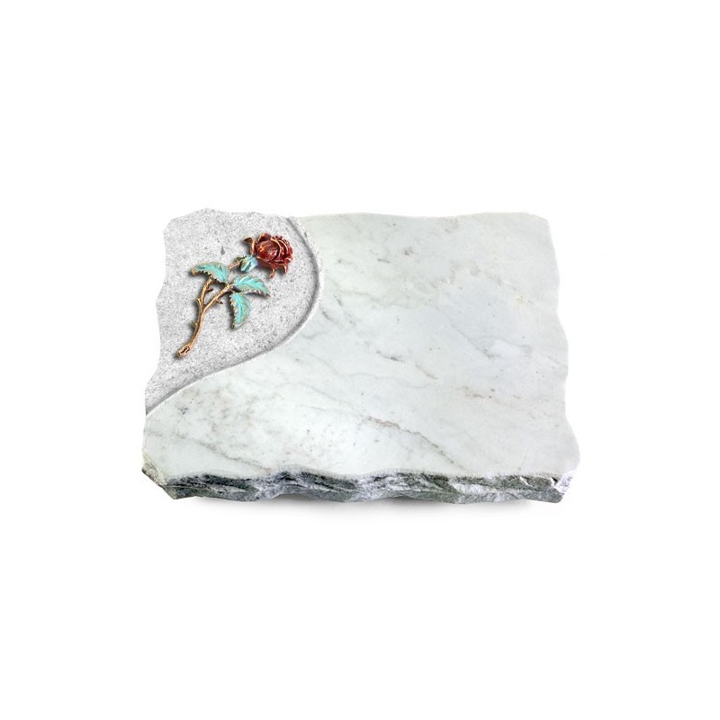Grabplatte Omega Marmor/Folio Rose 2 (Color)