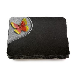 Grabplatte Indisch Black Folio Papillon 2 (Color)